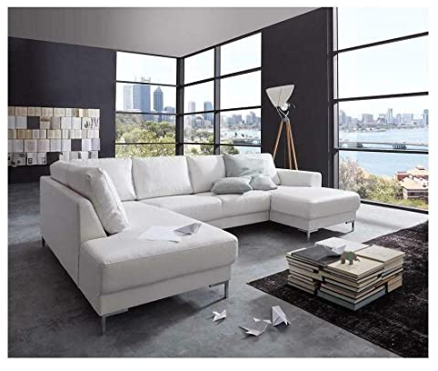 JVmoebel Sofa Couch Polster Garnitur Wohnlandschaft Design Ecksofa Leder U Form Sofas