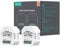MoesGo Módulo de interruptor de luz inteligente WIFI para Smart Living Tuya App Alexa Google Home 2GANG juego de 2