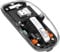 MAGIC-REFINER Mouse Wireless Ricaricabile, 2.4Ghz e Bluetooth 5.0 Silenzioso Mouse Senza Fili Ottico Ultra Sottile 2400 DPI, Mouse Gaming Trasparente, Batteria Visibile, per Laptop/PC/Mac, Nero