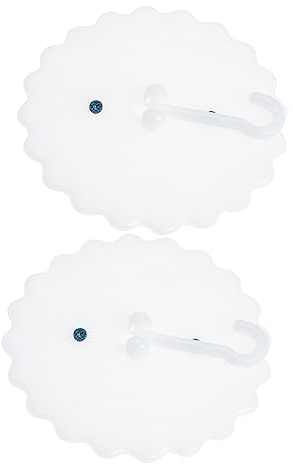 Zerodeko 6 Sätze Haken Für Moskitonetze An Der Decke Netzhaken Zum Aufhängen Deckennetzhalter Betthimmel Mit Beleuchtung Deckennetzaufhänger Pu Baby Weiß An Der Wand Montiert Krippe