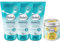 Balea 4er-Set Haarstyling: Haargel POWER FLEX ideal zum Modellieren & Fixieren ohne zu verkleben oder beschweren (3 x 150 ml) + Sea Salt Mattpaste LEMON SQUEEZY für natürliche Looks (75 ml) 525 ml