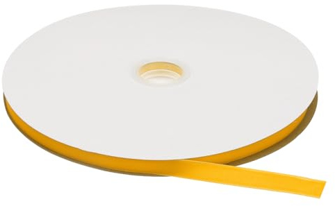QUARKZMAN 22 Meter Samtband, 1cm Weihnachten Velvet Ribbon für Sträuße, DIY Basteln, Geschenkverpackung, Hochzeit Party (Ingwergelb)
