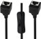 Puco Ethernets Extension Cord CAT6e RJ45 Extension Cord With On Off Switchs Male To Female/90Degree Angle RJ45 Networks Cable Cable Extension