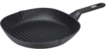 Re-Generation Berndes Non-Stick Grill Pan 28cm - Aluminium Steak - Induction Cookware, Suitable for All Hobs