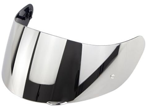 Gloryit Helmvisier Agv K1 K3SV K5 Visier, Motorradhelm Visier Helmvisier,UV-Schutz,Motorrad Windschutz Helmlinsenvisier Vollgesichtsanpassung für K1 K3SV K5 K5-S(Silber)