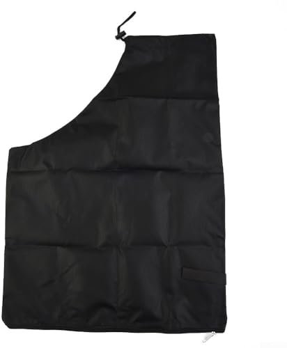 Sac d'aspirateur de rechange pour souffleur de feuilles, pelouse et jardin, cousu avec des fils pour plus de résistance, pour aspirateur (noir)
