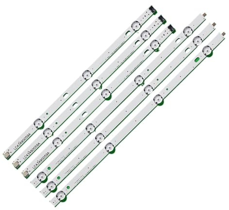 RTRCAGAKM Tira de retroiluminación LED de 7 LED de 3 Piezas for LG 43UJ635V 43UK6300PLB 43UJ651V 43UJ634V 43UJ630V 43UJ561V 43UJ655V Apto for LC43490059A Apto for LC43490058A