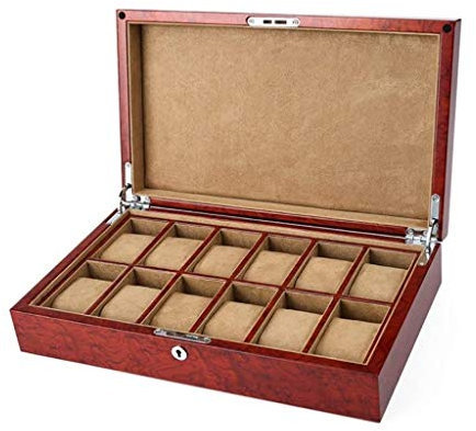 KXQYIKYI Grande boîte à Bijoux/Armoire/Armoire en Bois avec Serrure pour Femmes et Filles, Collier