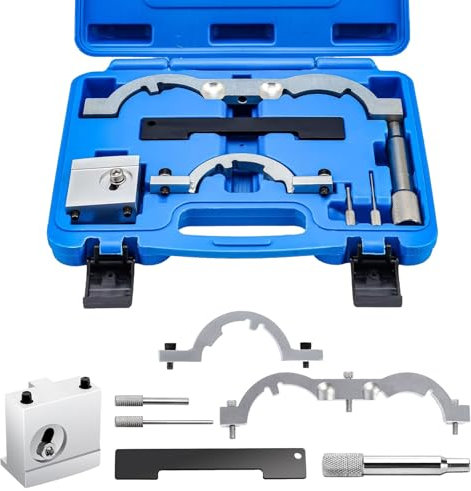 Wvoillty Juego de herramientas de ajuste del motor, para motores 1.0, 1.2, 1.4 l, bloqueo de árbol de levas y kit de alineación de cadena de distribución, compatible con vehículos Opel, Chevrolet
