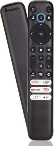 New RC813 Voice Remote Control for TCL Google Smart TV QM8 QM7 S5 S4 S3 Q7 Q6 Q5 4K UHD HDR LED QLED QD-Mini LED Full-HD Smart TVs