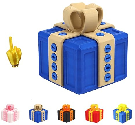 Nervige Geschenkbox Mit Mittelfinger, Prank Schraubenbox, Das Ärgerliche Geschenk Ideal Für Weihnachten