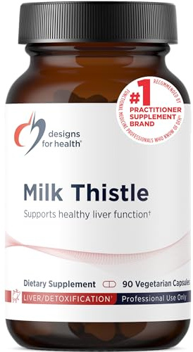 Designs for Health Milk Thistle Extract, Detox Supplement, 90 Capsules
