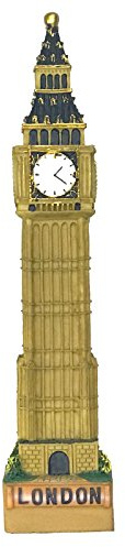 London Big Ben - Painted Medium (20 cm) Big Ben, The Parliament Clock Tower Landmark Model, Collectable Souvenir