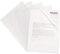 Exacompta Original Falken 100er Pack Standard PP-Kunststoff Aktenhüllen. Für DIN A4 transparent genarbt farblos oben und seitlich offen Plastikhülle Klarsichthülle für Büro und die mobile Organisation