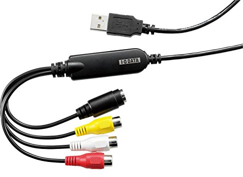 I-O Data GV-USB2 Adapter USB 2.0 RCA S-Video schwarz - Adapter für Kabel (USB 2.0, RCA, S-Video, Stecker/Buchse, schwarz)