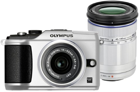 Olympus E-PL2 SISTEMA fotocamera (12 Mega Pixel, 7,6 cm (3 pollici), Stabilizzatore d' Immagine)