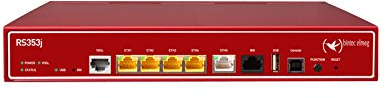 BINTEC RS353jv IP Access Router Tischgerät inkl. VDSL2 u. ADSL2+ Modem Annex B/J u. ISDN 1x ISDN-S0 inkl. 5 IPSec Tunnel All-IP
