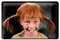 Logoshirt® Pippi Langstrumpf I Pippi Lacht I Blechschild Retro I 3D Motiv I 30x20cm
