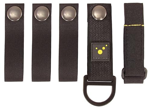 tee-uu Belt Keeper Set (5 teilig) Black, RED oder Quick Rettungsdienst-Koppel