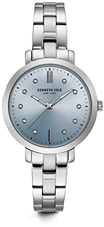 Kenneth Cole New York Damen-Armbanduhr Analog Quarz Edelstahl KC15173004