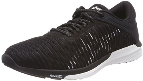 ASICS Women's's Fuzex Rush Adapt Competition Running Shoes Nero (Black/White/Dark Grey 9001),5.5 UK/39 EU