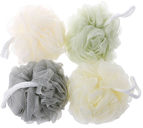 A0127 Fleur de bain Éponge Corps exfoliant Filet de douche Laveur Couleur aléatoire 1 pcs