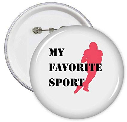 Like Sports Lot de 5 pin's de rugby équilibrés