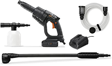 HAMMERSCHMITT 20-V-Akku-Druckreiniger verwendbar als Druckreiniger, zum Ausbringen von Reinigungsmitteln und zur Bewässerung