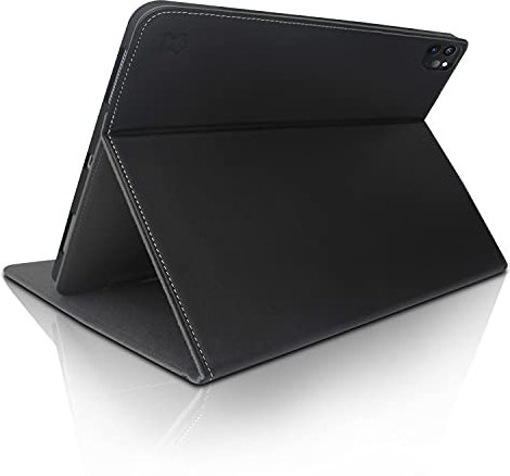 iPad Pro 2021 12,9 Zoll PU-Leder-Hülle – Sicherer Ständer aus jedem Winkel und sicherer Apple Pencil Halter Protector für iPad Pro 12,9 Zoll 2021 – Einfacher Zugriff auf alle Bedienelemente –