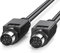 JUXINICE Mini-DIN-Kabel, 8-polig, Stecker auf Stecker, 1,8 m, Premium-Kupferdraht, PLC-Touchscreen-Kabel für JVC-Subwoofer-Ersatz, Heimkino-Audio (schwarz)