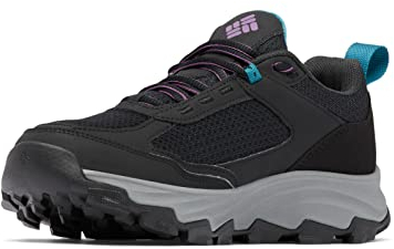 Columbia Hatana Max Outdry WP wasserdichte Wanderschuhe für Damen, Schwarz (Black x Dark Lavender), 38 EU