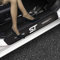 4 Stück ST Line Auto Einstiegsleisten Schutzfolie Kohlefaser Türschweller Aufkleber für Ford Focus Escape Ecosport Kuga F150 Auto Tür Schritt Platte Abdeckung Lackschutzfolie White ST