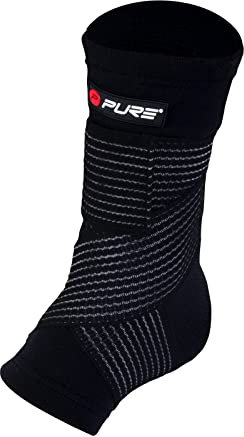 LUXTRI Sprunggelenkbandage XL Atmungsaktive Fußbandage gegen Umknicken im Sport für Damen und Herren