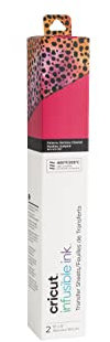 Cricut Infusible Ink Transfer Sheets | Rainbow Cheetah | 2-pack | 30.5cm x 30.5cm (12 x 12) | For use with all Cricut Cutting Machines