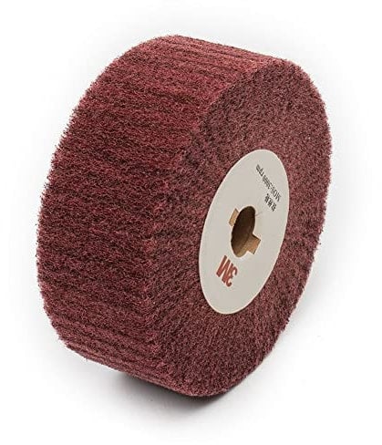 5 ruota di lucidatura in fibra di nylon 320 # lucidatura abrasiva in nylon abrasivo disco di lucidatura della ruota della falda non tessuta