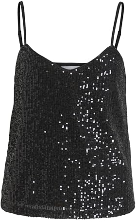 VIMAIA Strap V-Neck Sequin TOP/DC