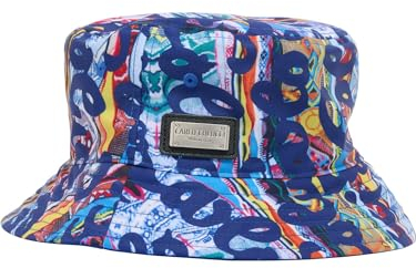 Carlo Colucci Unisex Wendehut Blau/Mehrfarbig S-M