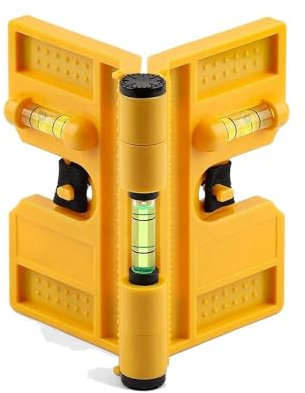 Magnetic Post Level, Strong and Durable ABS Plastic Body with Elastic Strap for Fixing to Wood and Metal Posts