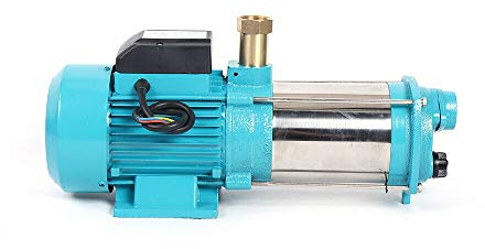 1300W Selbstansaugende Kreiselpumpe aus Edelstahl MC-6SA Euro-Stecker Zentrifugalpumpe zur Druckerhöhung Gartenpumpen