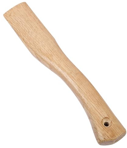 Manche De Hache en Bois Manche De Hache en Bois Court Manche De Hache Poignée De Hachette De Remplacement avec Trou De Suspension Poignées De Hache Incurvées Lisses De 14,6 Pouces