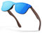 Glapeame Sonnenbrille-Herren-Holzbein-Polarisierte-Walnuss-Sonnenbrillen-Damen-Sunglasses-Men-Sonnen brille-Women-UV400 Schutz-Retro-Schwarze Sonnenbrille-für Angeln-Camping,8
