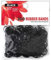 Black Pack of 300 Rubber Bands for Fine Hair Care