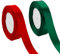 2 Rollen Weihnachten Satinband Geschenkband Breit, Rot und Dunkelgrün, Schleifenband Seidenband Stoffband zum Basteln Geschenkverpackung, 22M x 2CM Geschenkband für Weihnachten Deko Geschenkverpackung