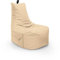 Nadimaideal Gamer Sitzsack Komfort XL - XXL für Kinder, Teenager & Erwachsene | Indoor & Outdoor | Sitzsack Gaming | Füllung EPS Perlen (Beige, Sitzsack XL)