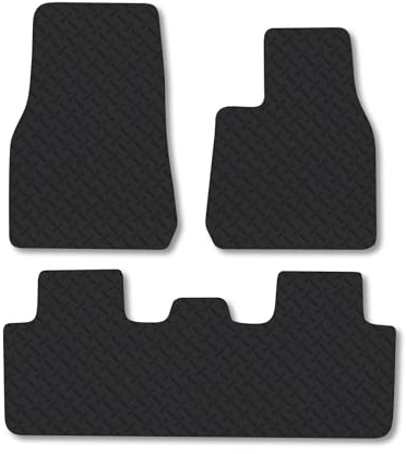 Fits Tesla Model Y (2020-2025) Car mats Compatible Accessories Rubber 5mm