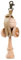 Kendama-Holster-Kendama Aufbewahrung, Kendama Tag Burt | Exquisites kompaktes Spielzeug mit Zubehör für das Kendama Koordinationsspiel für Reisen, Reisen, Training und Events