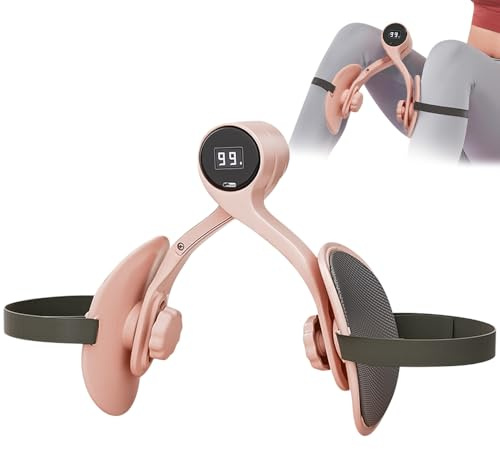 Mineup Entraîneur du plancher pelvien pour femme, entraîneur de cuisse, plancher pelvien, hip trainer avec compteur intelligent, angle et force réglables pour hommes et femmes, pour jambes, bras