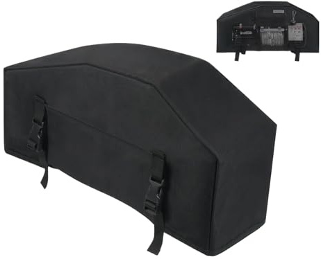 Housse pour treuil - 3630-5440 kg Housse de pluie pour treuil électrique, bouclier résistant à l'usure pour VTT, camion, remorque, moto marine, fourgonnette offroad