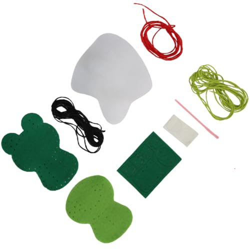 VELATEMOR Bastelspielzeug: DIY-Set Zur Herstellung von Stoffpuppen, Einfach für zu Spielen, Bezauberndes Bastelspielzeug für Mädchen, Inklusive Stoff und Kunststoffnadel (Stifthülle Kleiner