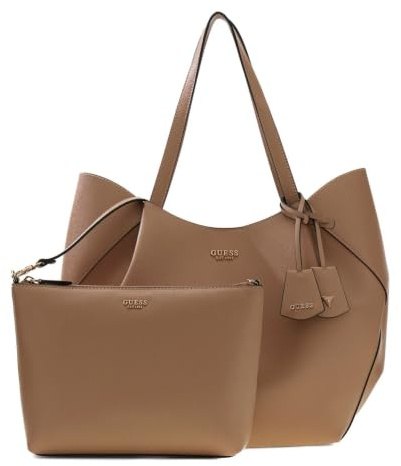 GUESS Shopper Amorette 2 in 1 Tote Bag Beige